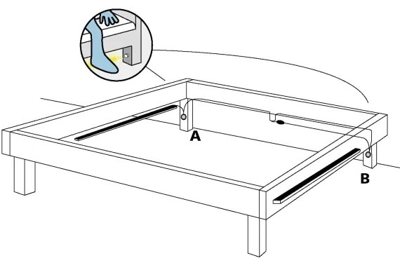 Eglo 97029 - Set 2x LED bandă cu senzor mișcare PIDIO 2xLED/36x0,1W/230V 2,4m