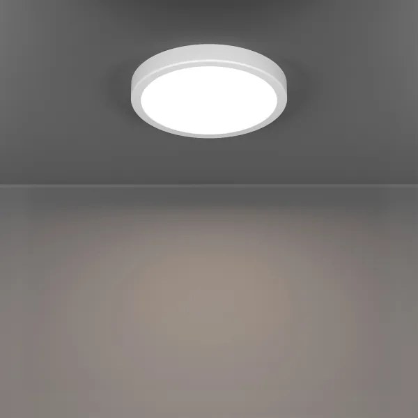 Eglo 901376 - Plafonieră LED RGBW FUEVA-Z dimabilă pentru baie, LED/11,2W/230V, 21,1 cm, IP44, alb