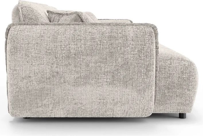 Canapea bej cu tapițerie din chenille 250 cm Nelia Big – Ropez