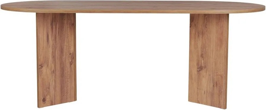 Masă de dining cu aspect de lemn de pin 90x200 cm Sabella – Kalune Design