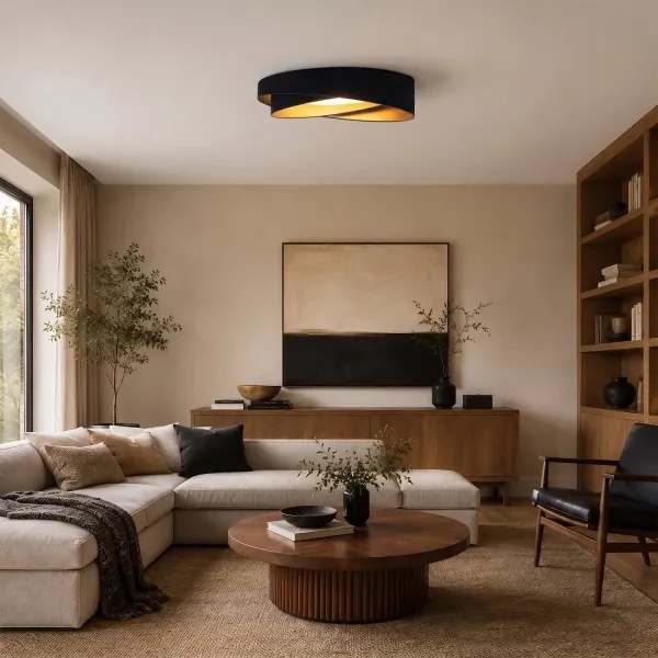 BRILAGI - Corp de iluminat LED dimabil VELVET TWIST LED/36W/230V CCT Ø 65 cm WT/albastru/auriu + telecomandă