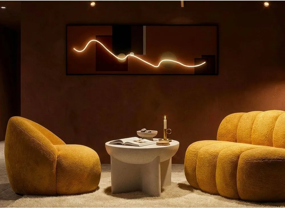 Tablou cu ramă/pe pânză imprimat 50x150 cm LED – Mauro Ferretti