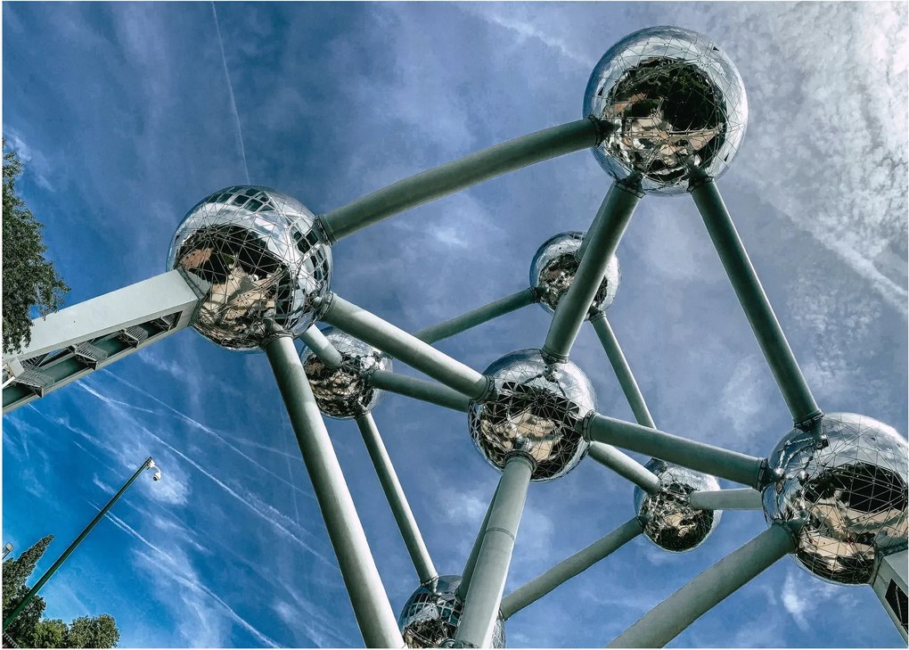 Tablou- atomium la Bruxelles (70x50 cm)