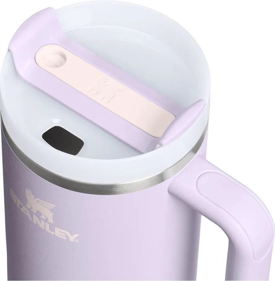 Termos mov lavandă cu pai din oțel inoxidabil 1,18 l Quencher H2.O FlowState™ Tumbler Purple Dust – Stanley