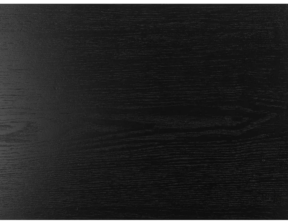 Bibliotecă de perete neagră cu aspect de lemn de frasin 75x91 cm Seaford – Actona