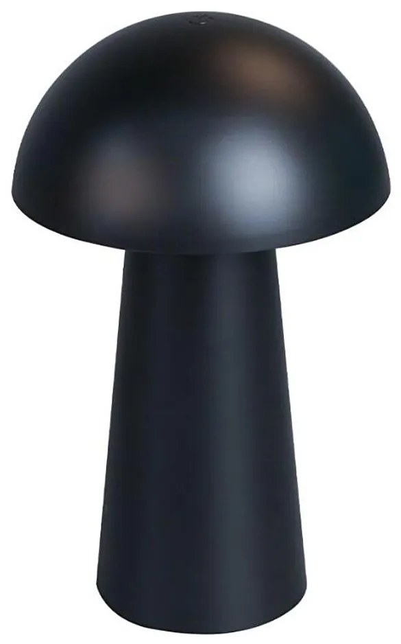 Rabalux 76036 - Lampă LED MIREO pentru exterior, dimabilă cu control tactil, 1,5W/5V, IP44, 1200 mAh, USB, negru