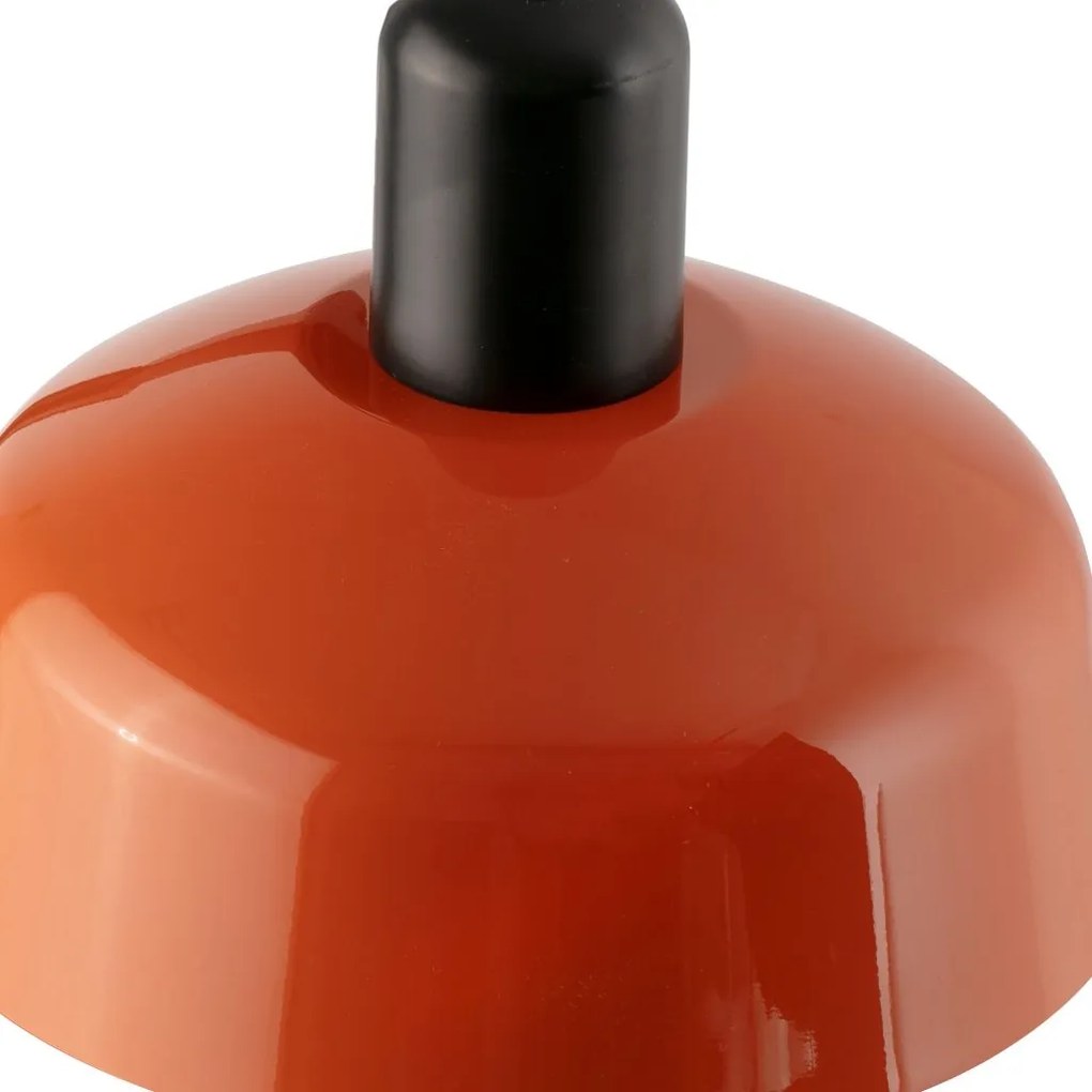 Lustra suspendata metal TATAWIN M 5L negru, orange