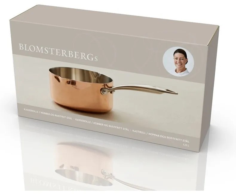 Tigaie din oțel inoxidabil/din cupru 1,4 l – Blomsterbergs