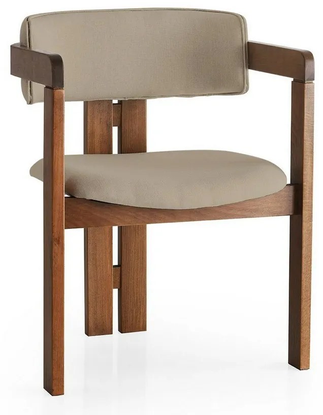 Scaun de sufragerie CO Mink and Walnut