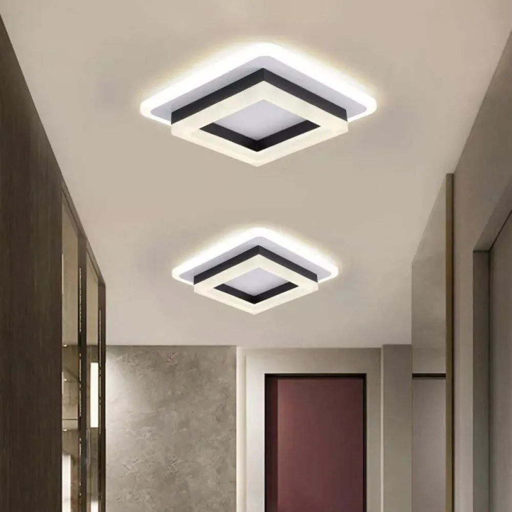Lustra LED Plafoniera, Elit's Esn6081F-bk,64w Negru