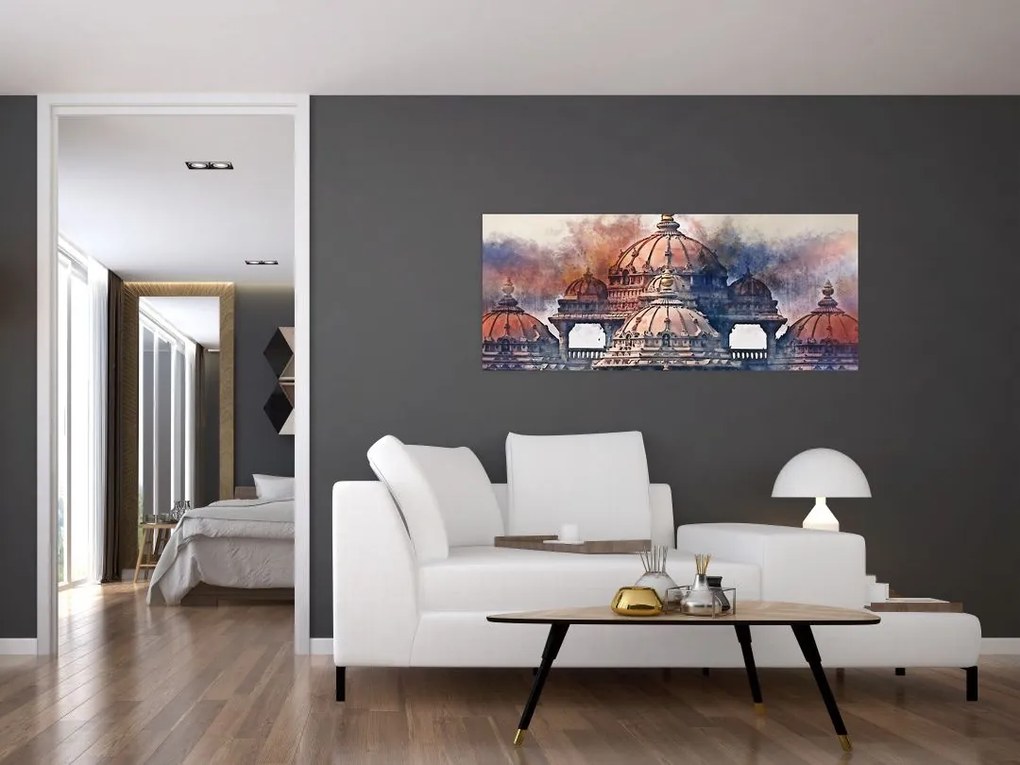 Tablou - Akshardham, New Delhi, India (120x50 cm)