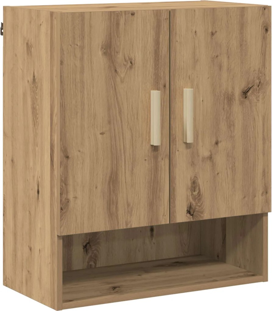 vidaXL Dulap de perete Stejar artizanal 60 x 31 x 70 cm Lemn compozit