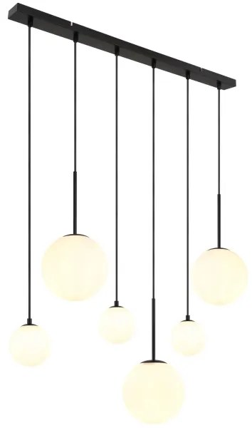 Lustră pe cablu Globo 15168-6 HALLIE 3xE27/9W/230V + 3xG9/5W