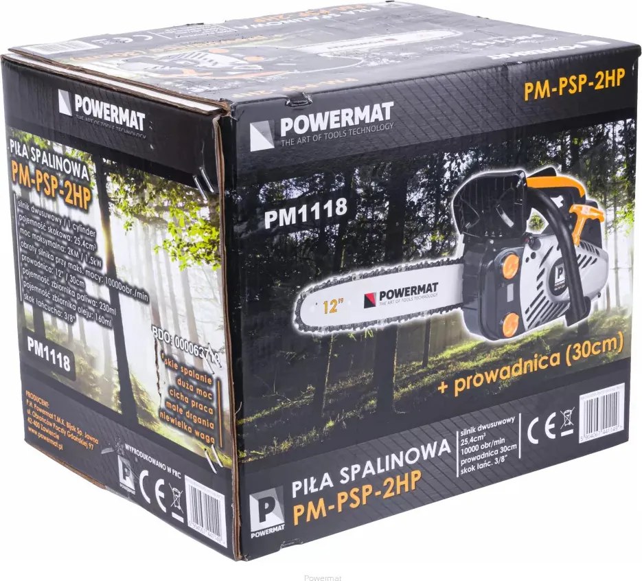 Ferăstrău cu lanț pe benzină PM-PSP-2HP