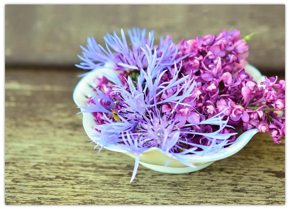 Tablou cu decorațiune din lavanda (70x50 cm)