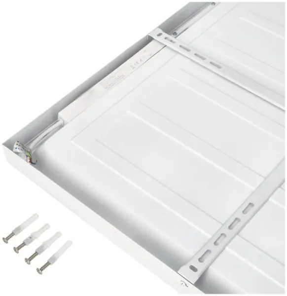 Panou LED aplicat BRISBANE LED/36W/230V 4000K 59,5x59,5 cm alb