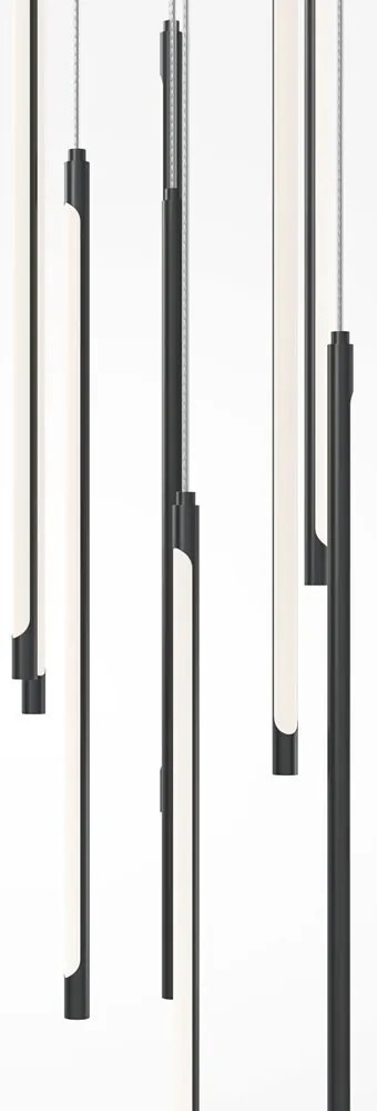 Lustra LED minimalista design liniar Light stick negru