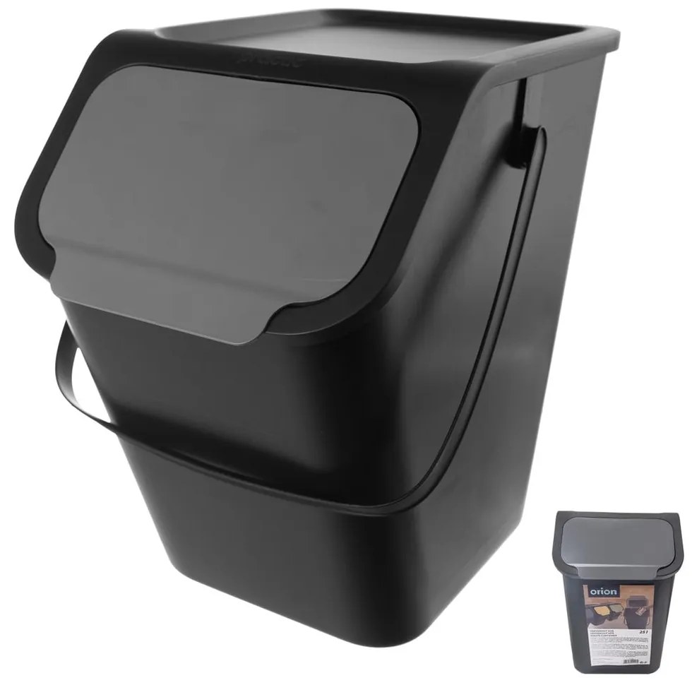 Coș de reciclare din plastic 25 l Bin – Orion