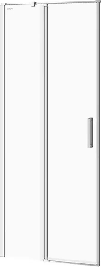 Usa de nisa pivotanta Cersanit Moduo 80 cm sticla 6 mm crom stanga