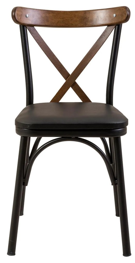 Set mobilier sufragerie Duvasa 22 (negru) (pentru 4 persoane). 1093793