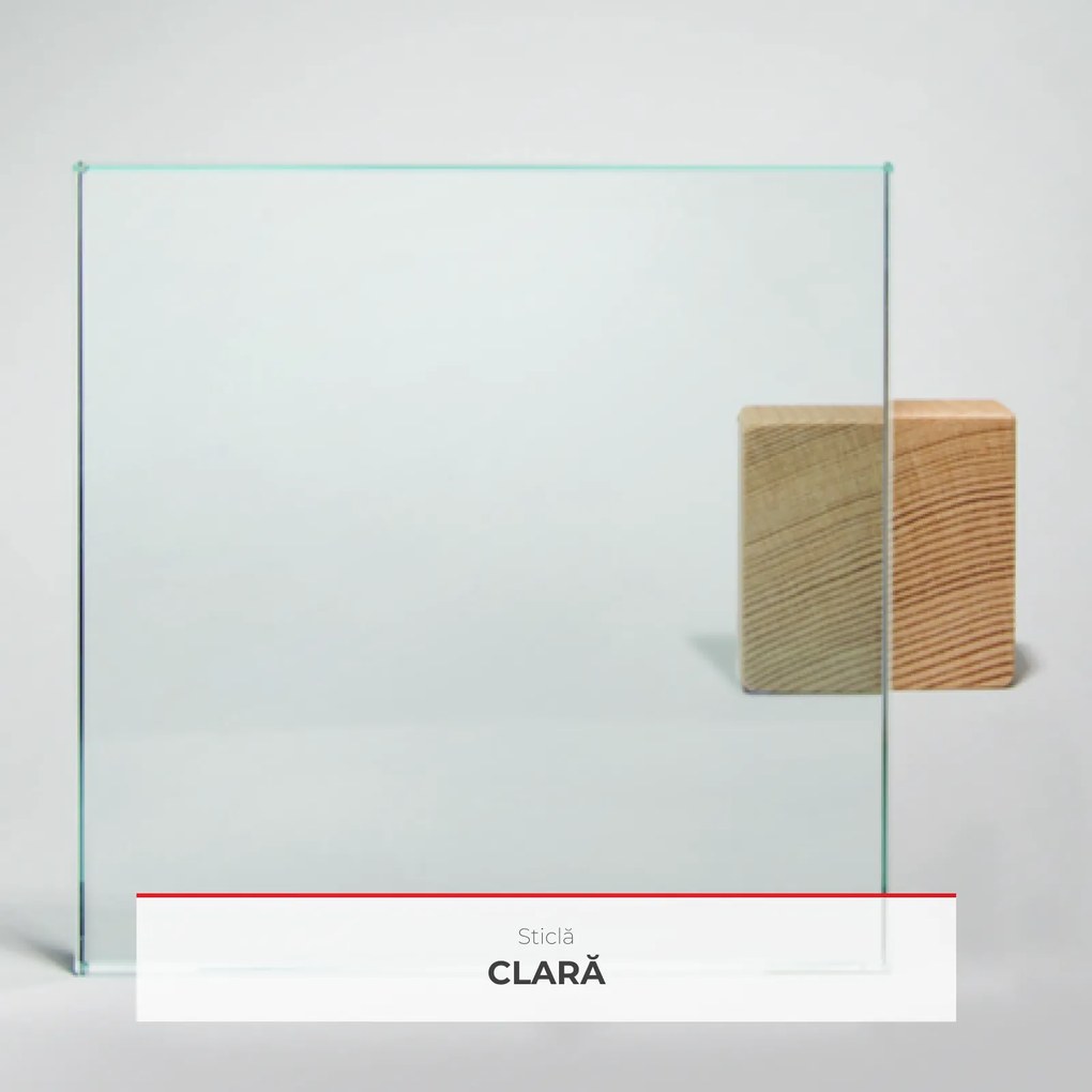Usa de interior cu luminator cu geam si supra lumina 250 - 500 mm, 800, 1050 - 1300 x 2080, 250 - 1000, Gri Antracit, Clara