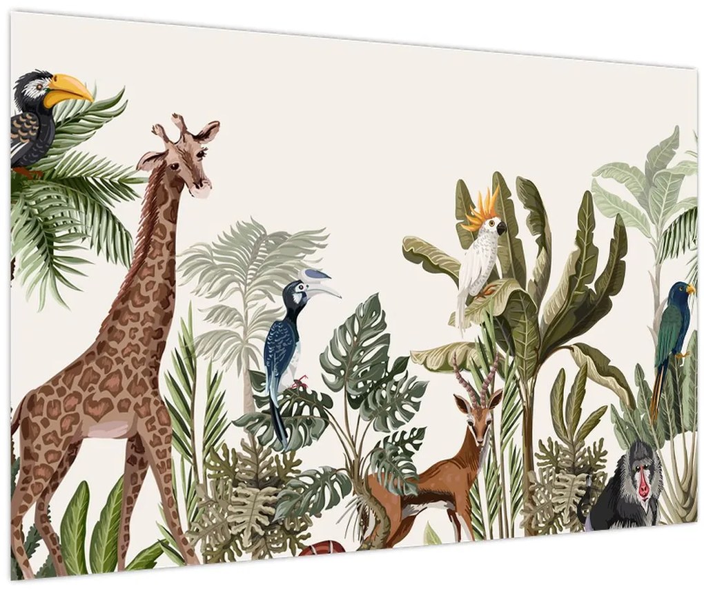 Tablou - Locuitorii africii (90x60 cm)