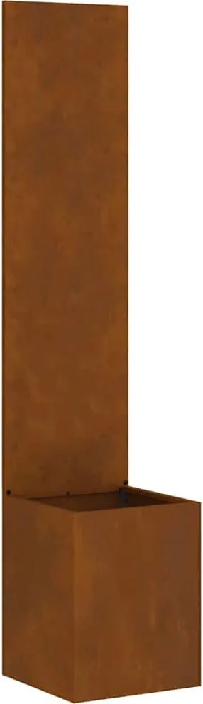 vidaXL Ecran de intimitate pentru grădină Ruginit 50 x 32 x 150 cm