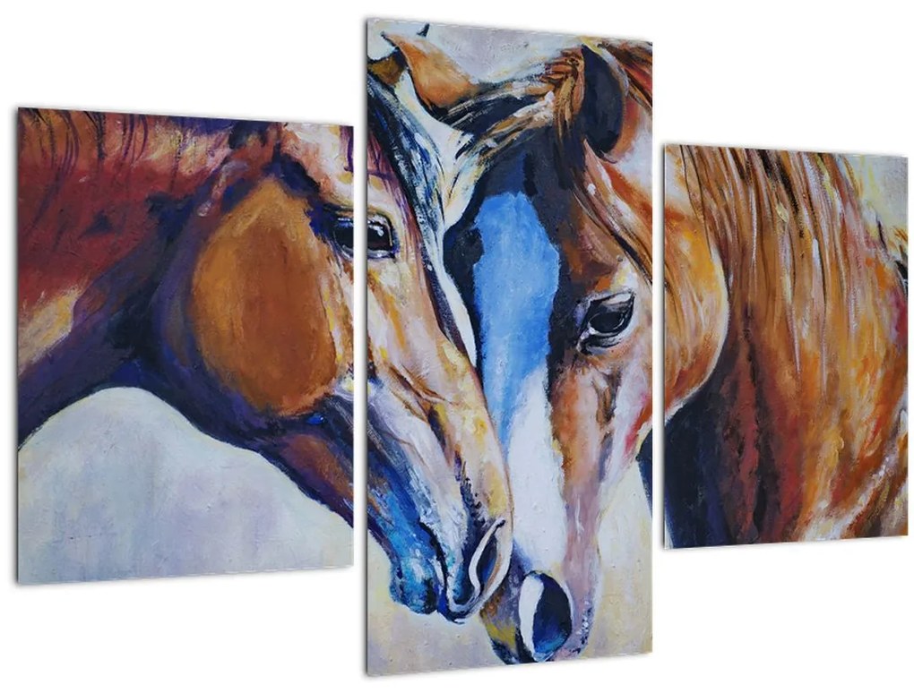 Tablou - Caii îndrăgostiți (90x60 cm)