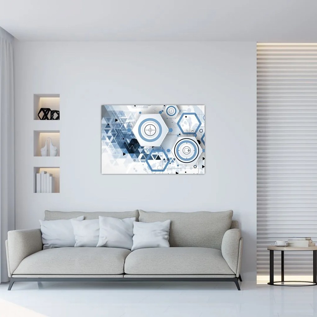 Tablou - Abstract geometric (90x60 cm)