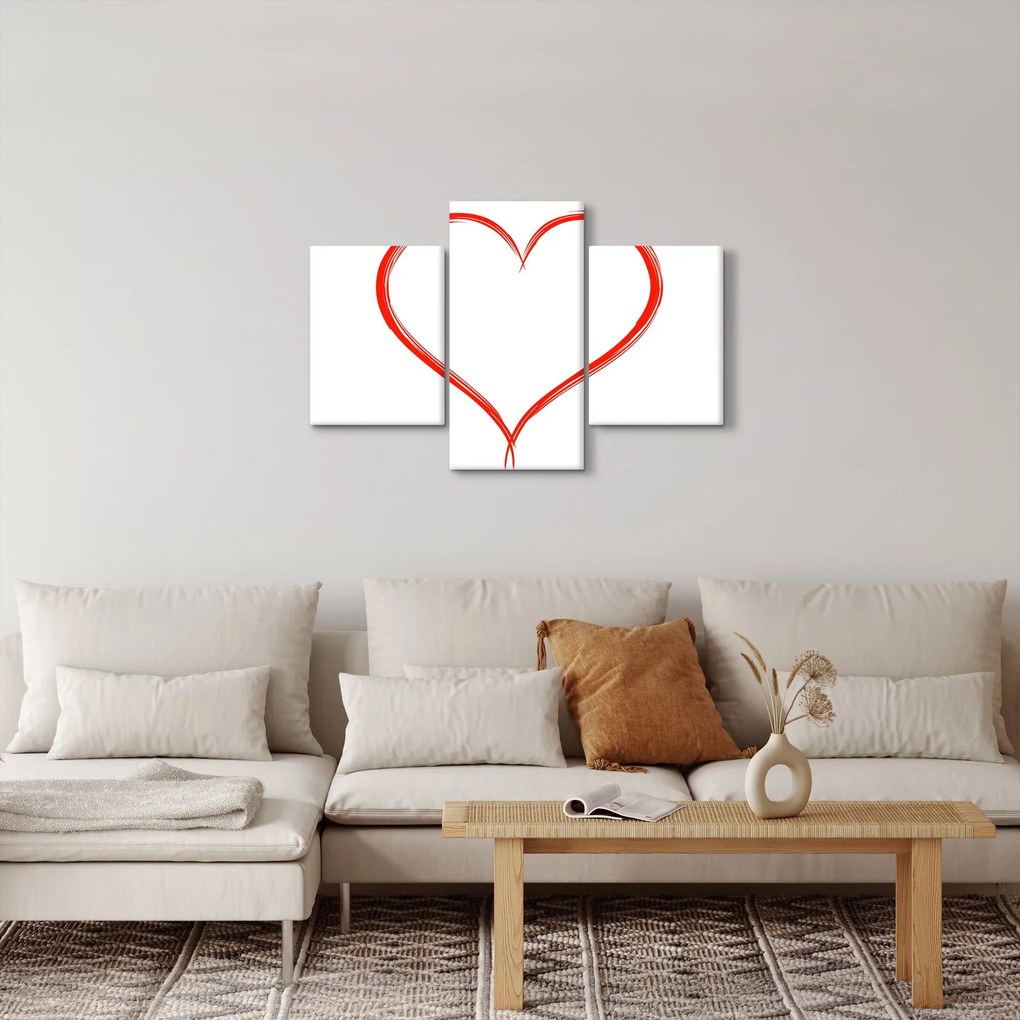 Tablou cu inima (90x60 cm)