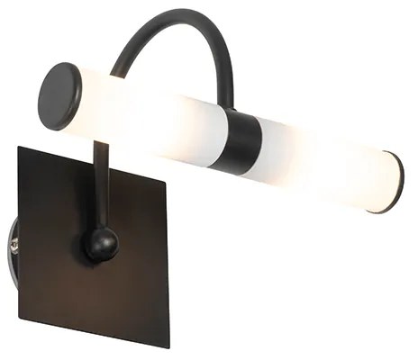 Lampă de perete clasică pentru baie neagră IP44 cu 2 lumini - Bath Arc