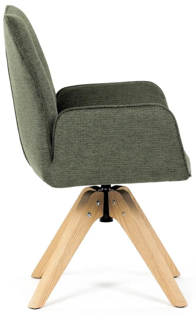 Scaun de sufragerie DCH-C2148 GRN2 cu materialimpermeabil