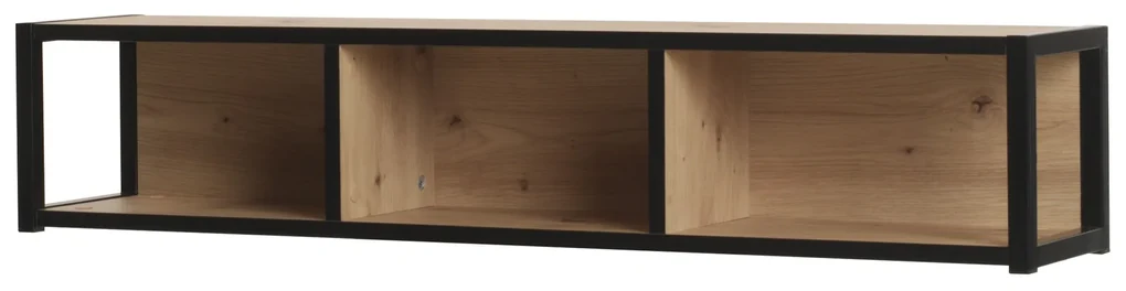 Zondo Poliță Luigi L8 (Stejar artisan + Negru). 1043110