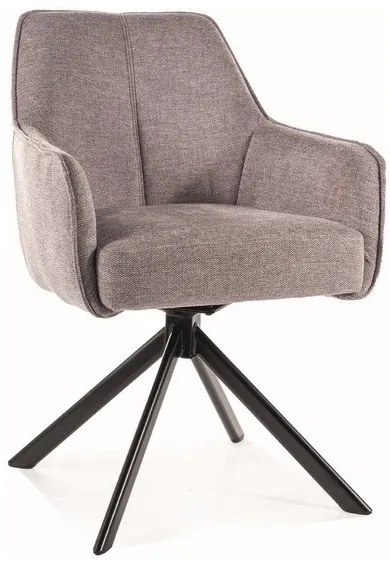 Scaun Notti Brego gri 07/negru