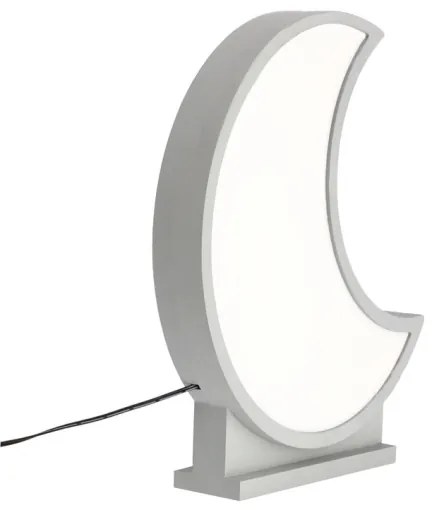 Lampă de birou pentru copii MOON LED/12W/230V, gri
