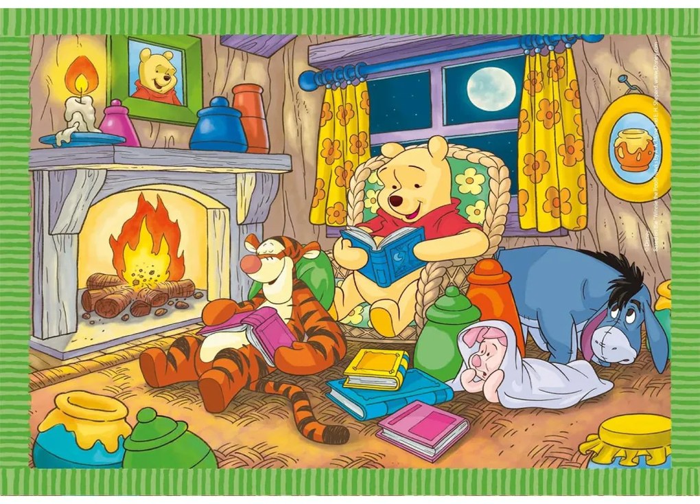 Disney Winnie de Pluș Fun Days Forever Puzzle 4-în-1 Clementoni