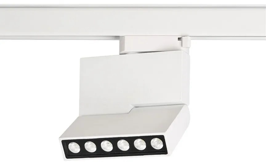Spot LED directionabil pe sina LEON 5 TRACK alb ZZ AZ3490