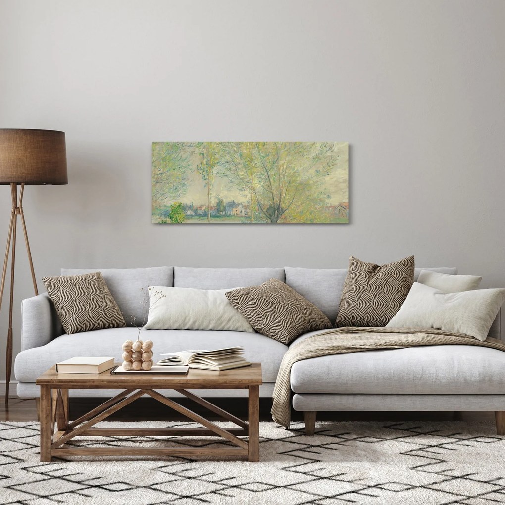 Tablou - Claude Monet, The Willows, reproducere (120x50 cm)