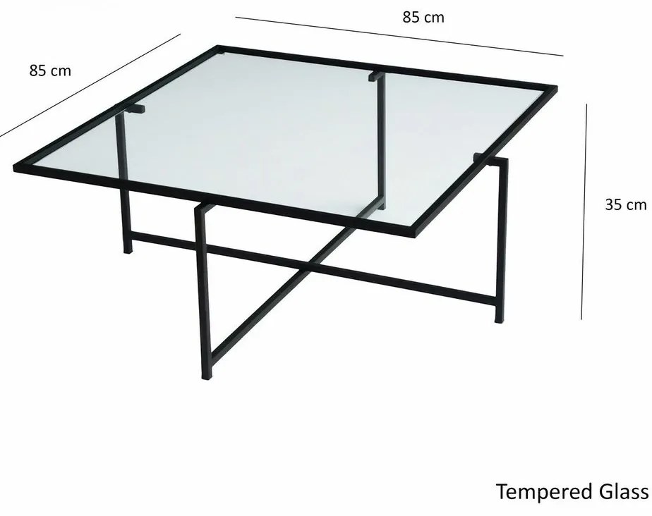 Măsuță de cafea Sun Black