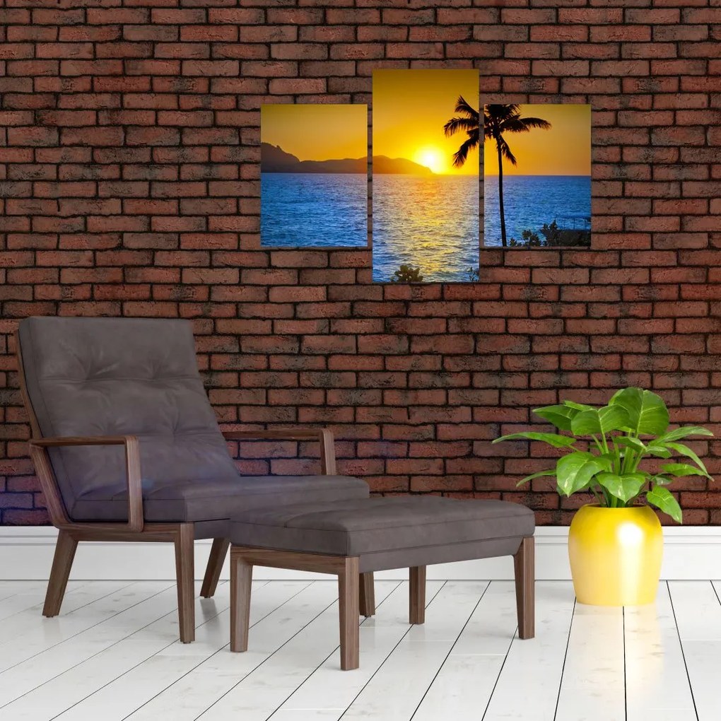 Tablou - Apus de soare deasupra mării (90x60 cm)