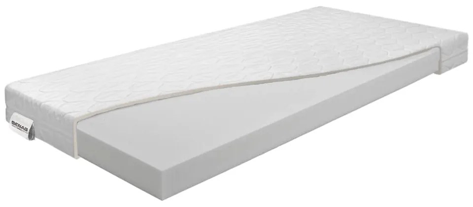 Saltea pentru copii mediu-fermă din spumă 90x190 cm Basic Comfort – BENAB