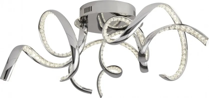 Lustra LED moderna design cromat Twirls 38W 9233-3CC SRT