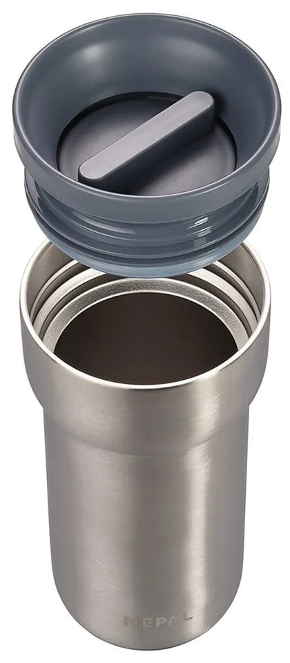 Cană termos argintie 375 ml Natural brushed – Mepal