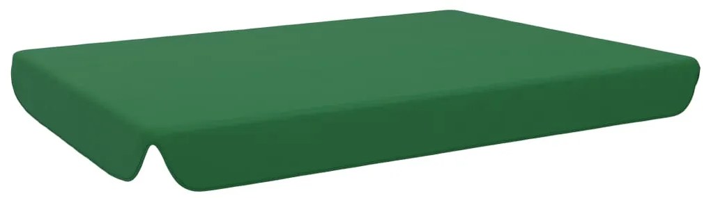 47432 vidaXL Copertină de rezervă leagăn de grădină, verde, 192x147 cm