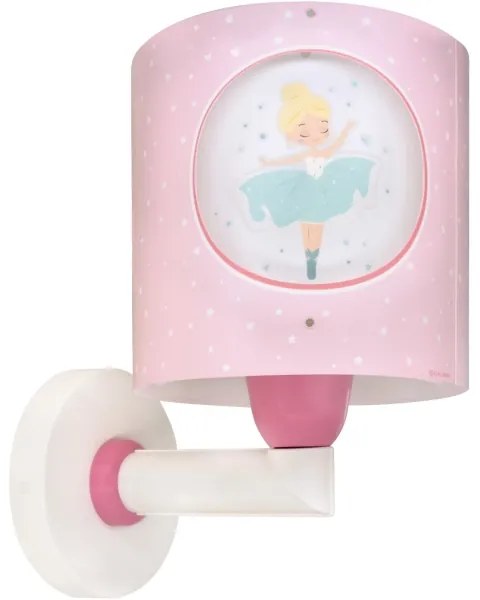 Dalber 60919 - Aplica de perete pentru copii PRINCESS DANCE 1xE27/15W/230V roz