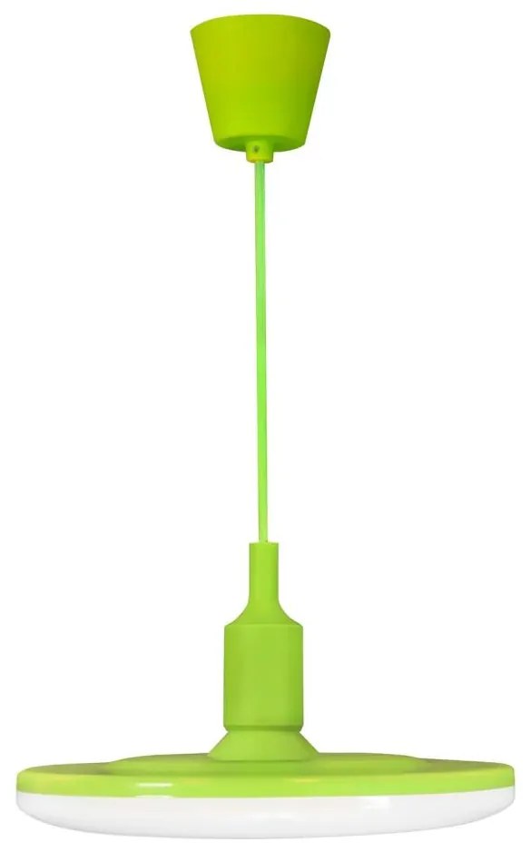 LED Lampa suspendata KIKI 1xE27/15W/230V verde