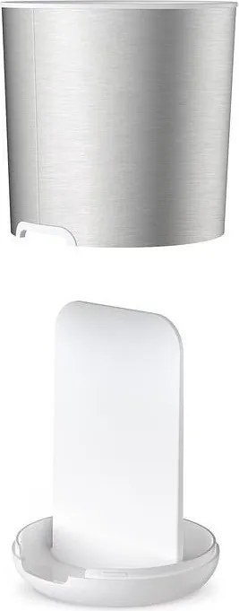 Suport pentru periuța de dinți argintiu din oțel inoxidabil Duo Steel – Joseph Joseph