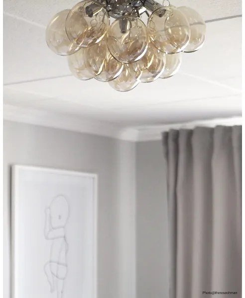 Plafonieră ByRydens 4200660-5503 GRANDE 3xG9/4W/230V fumuriu/maro