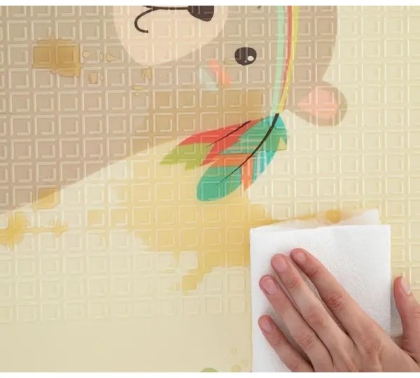 Covoraș de joacă pliabil CAMPY ELEPHANT&FOX PETITE&MARS