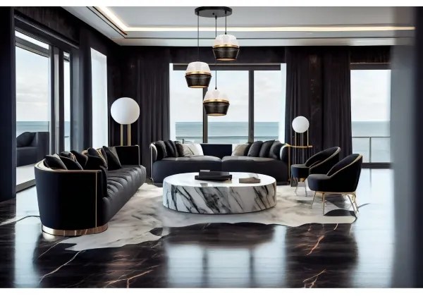 Lustră pe cablu PARIS 3xE27/60W/230V d. 45 cm albă/neagră/aurie